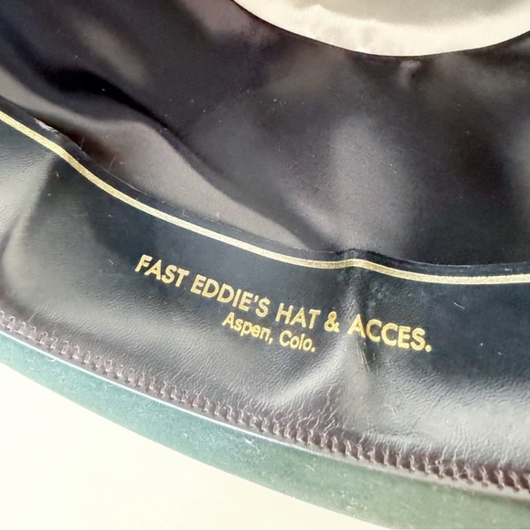 DOBBS vintage wool and feather fedora  (small) - Picture 3 of 7